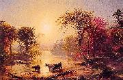 Jasper Francis Cropsey Autumn in America oil painting